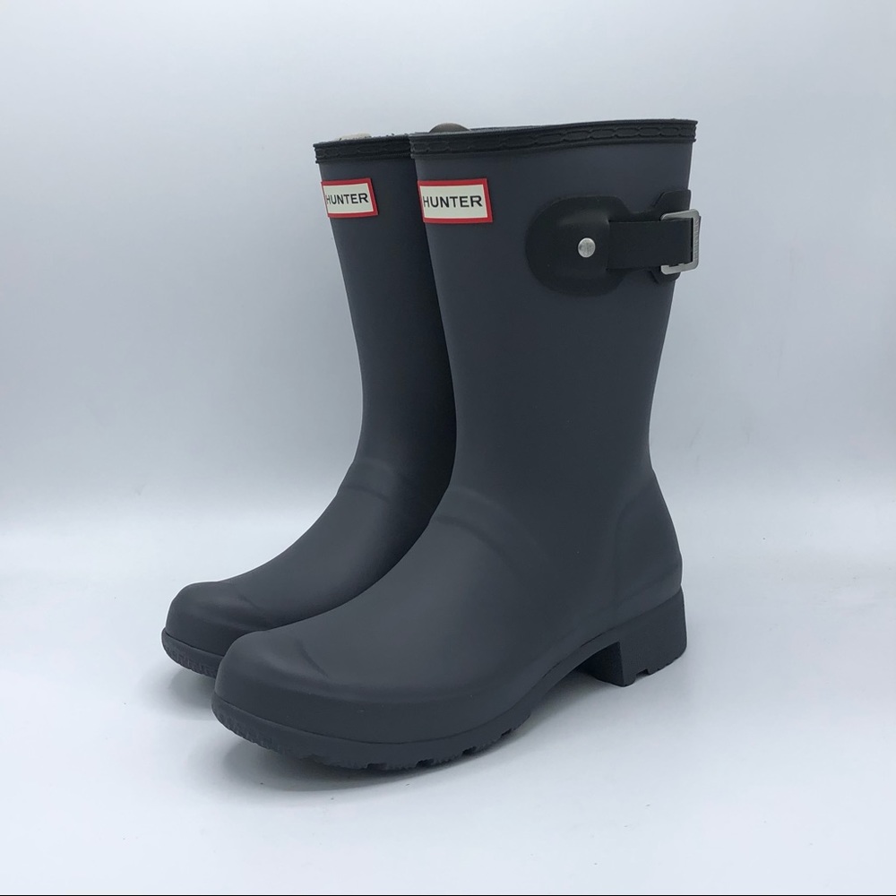 7W - [NEW] Women's Hunter Original Tour Short Packable Rain Boot WFS1026RMA - Picture 2 of 7